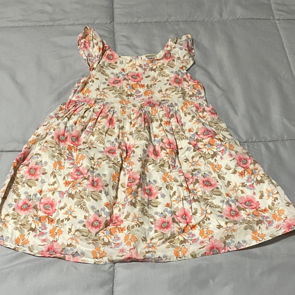 OshKosh B'gosh Floral Pink and Orange Dress